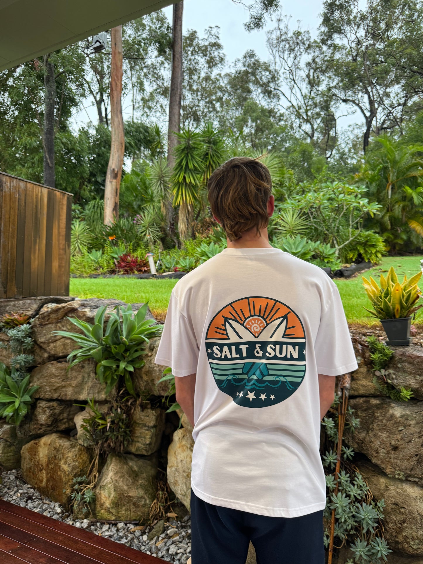 Salt and Sun TL Adult- Surf's Up Tee