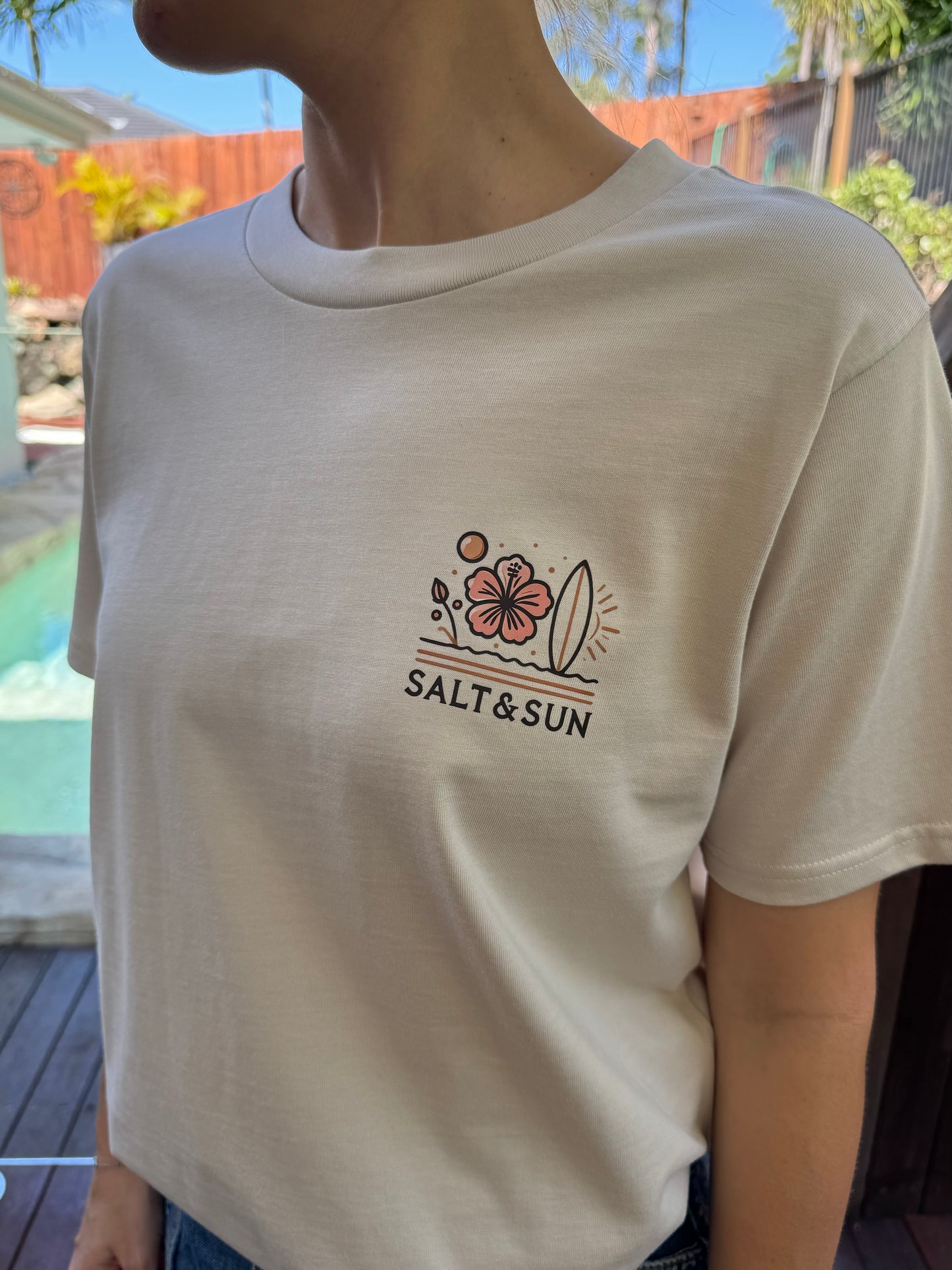 Salt and Sun TL Adult- Beach Girl Tee