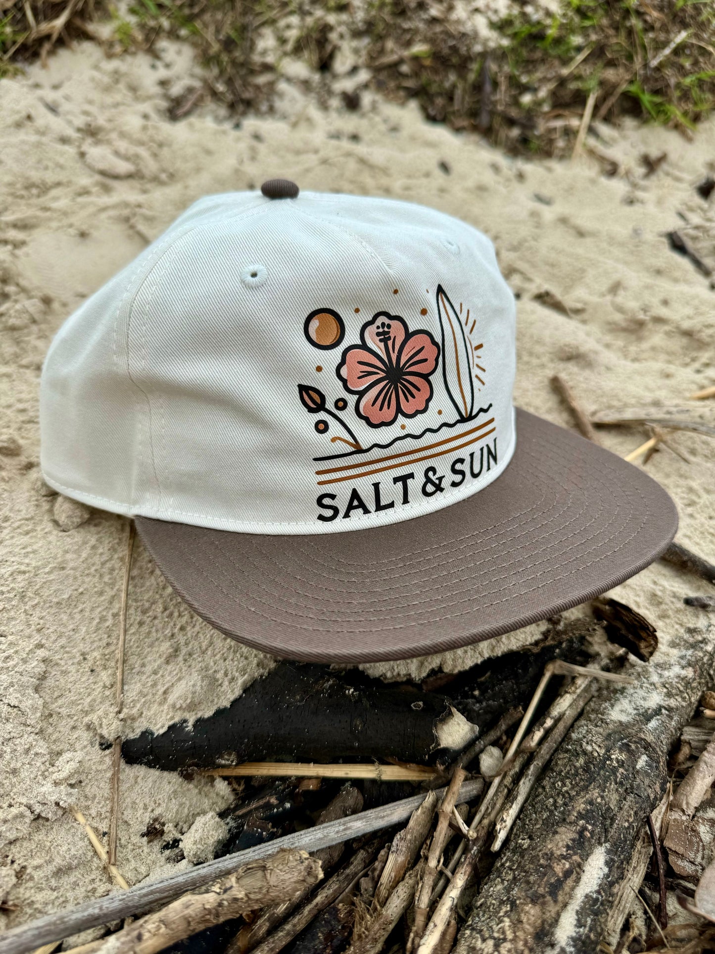 Beach Girl Flat Brim Cap