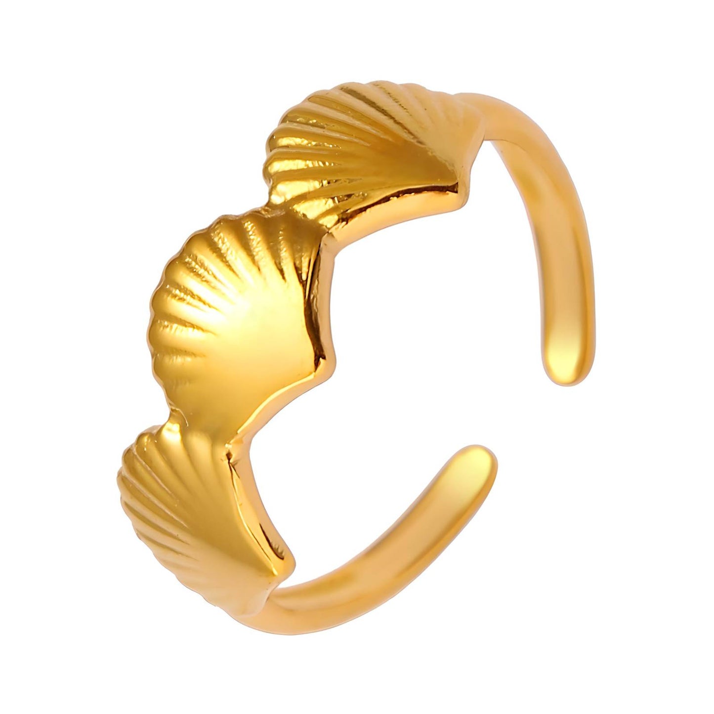 Triple Shell Ring