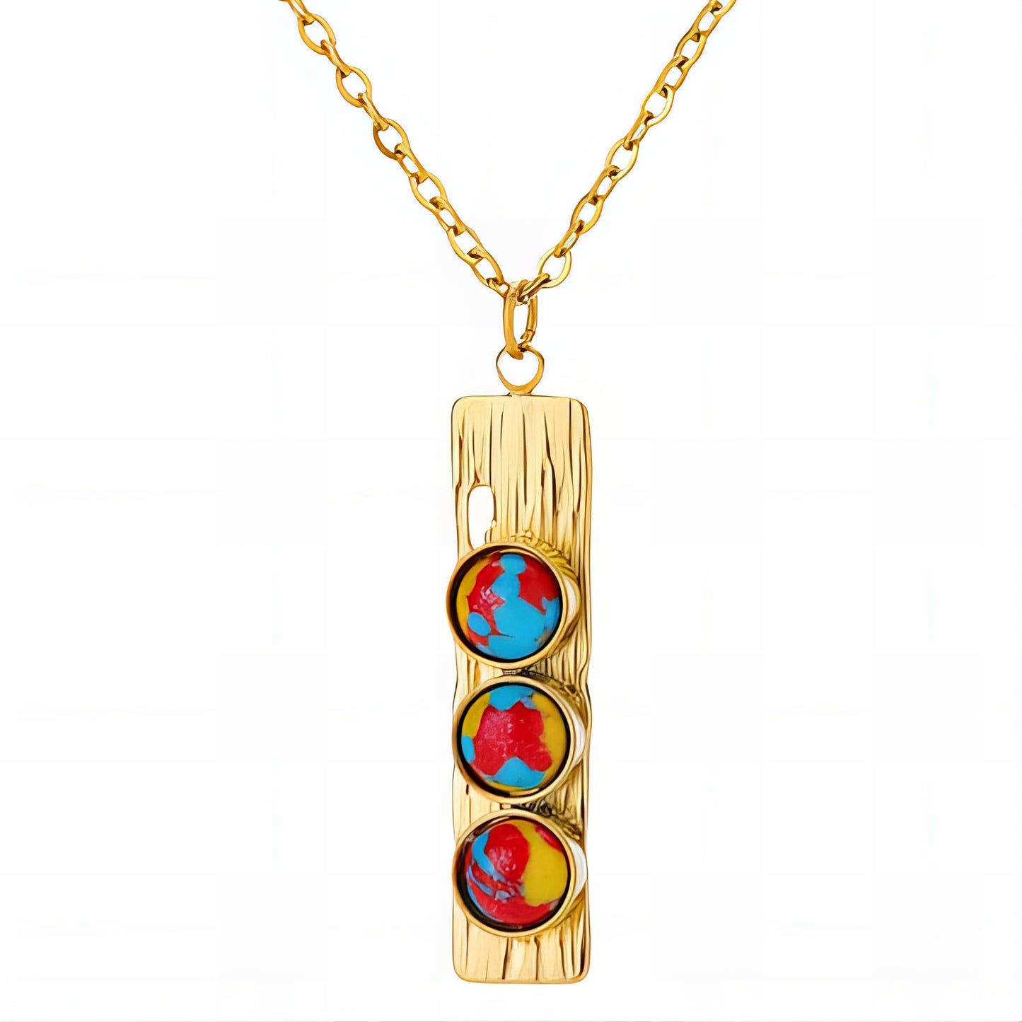 Three Stone Necklace