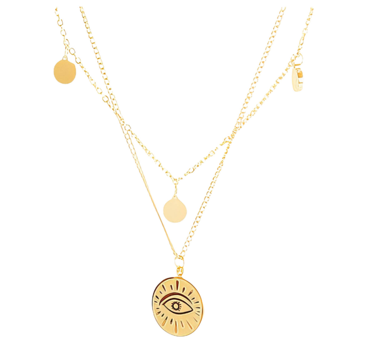 Evil Eye Necklace Stack