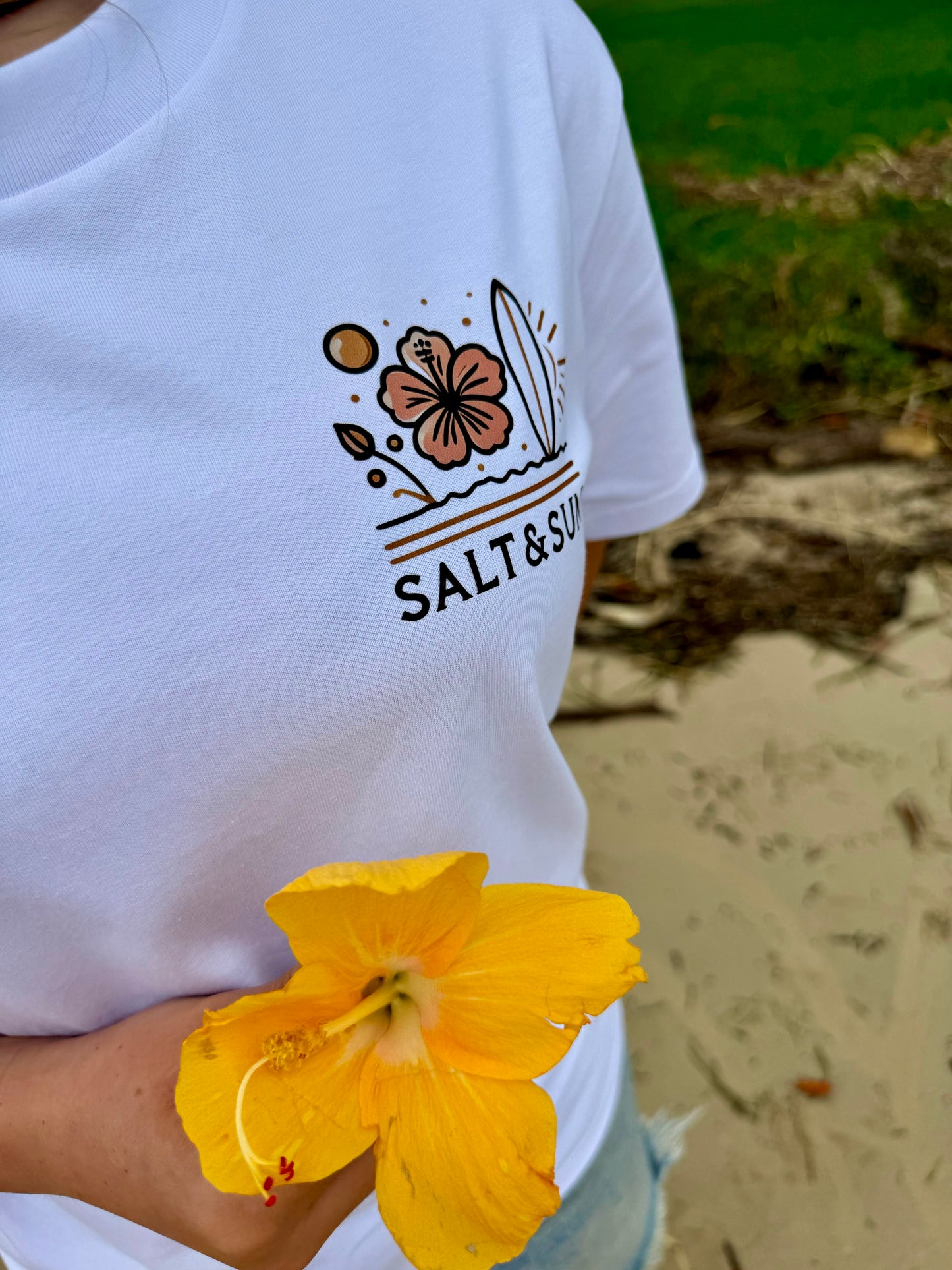 Salt and Sun TL Adult- Beach Girl Tee