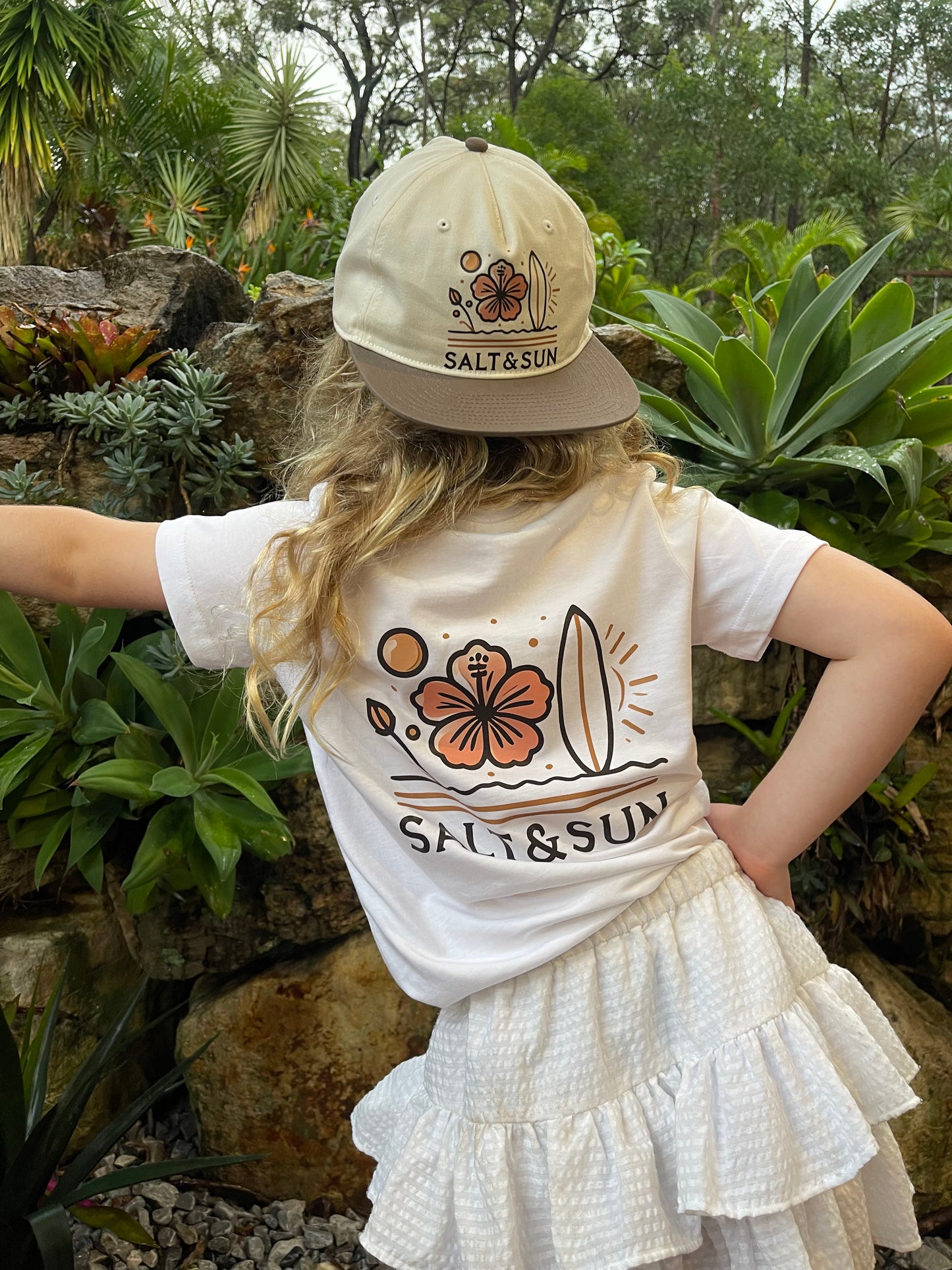 Beach Girl Flat Brim Cap