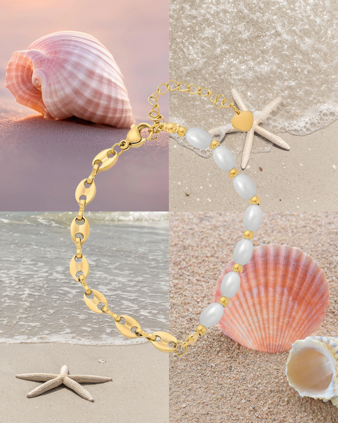 Gold Pearl bracelet