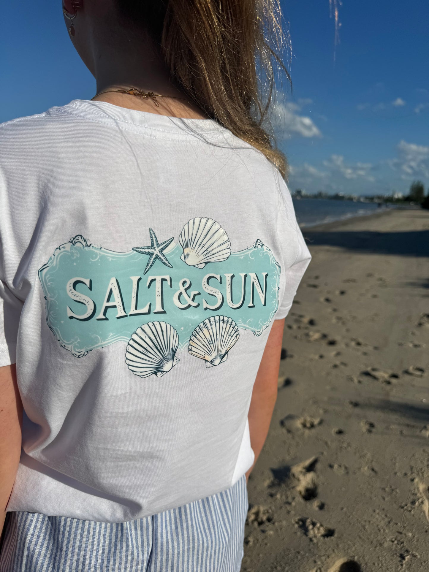 Salt and Sun TL Youth- Shell Sign Tee