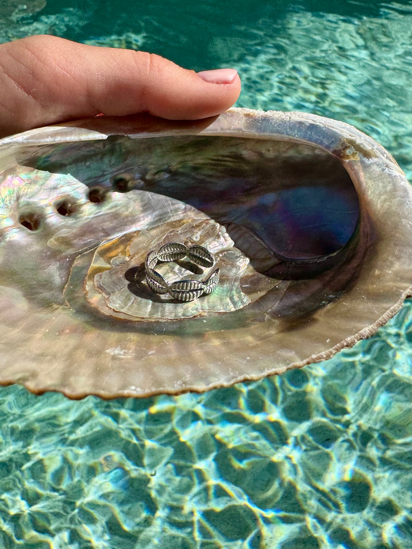 Cowrie Shell Ring