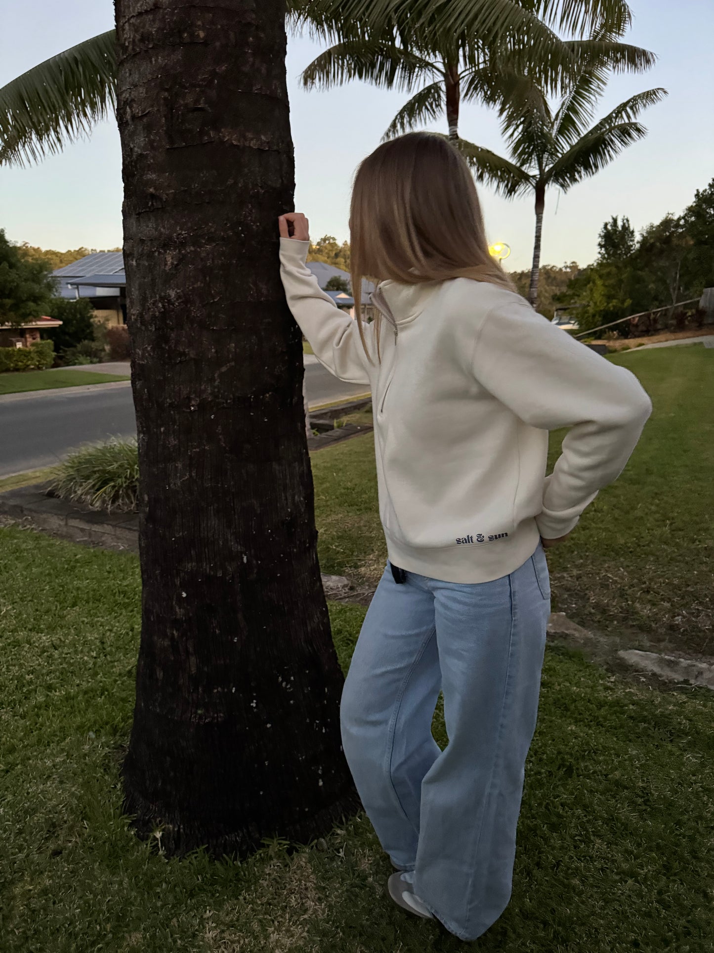 Salt and Sun TL Ladies - Shark Half Zip Jumper