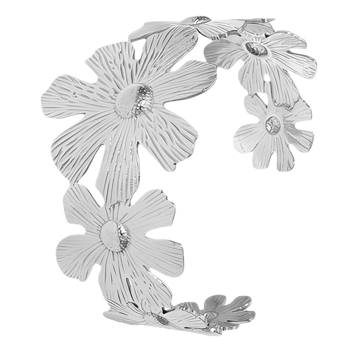 Large Flowers Bangle