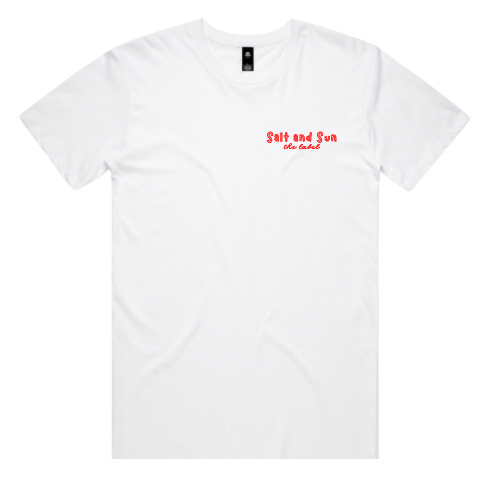 Salt and Sun TL Adult- Orange Hibiscus Tee