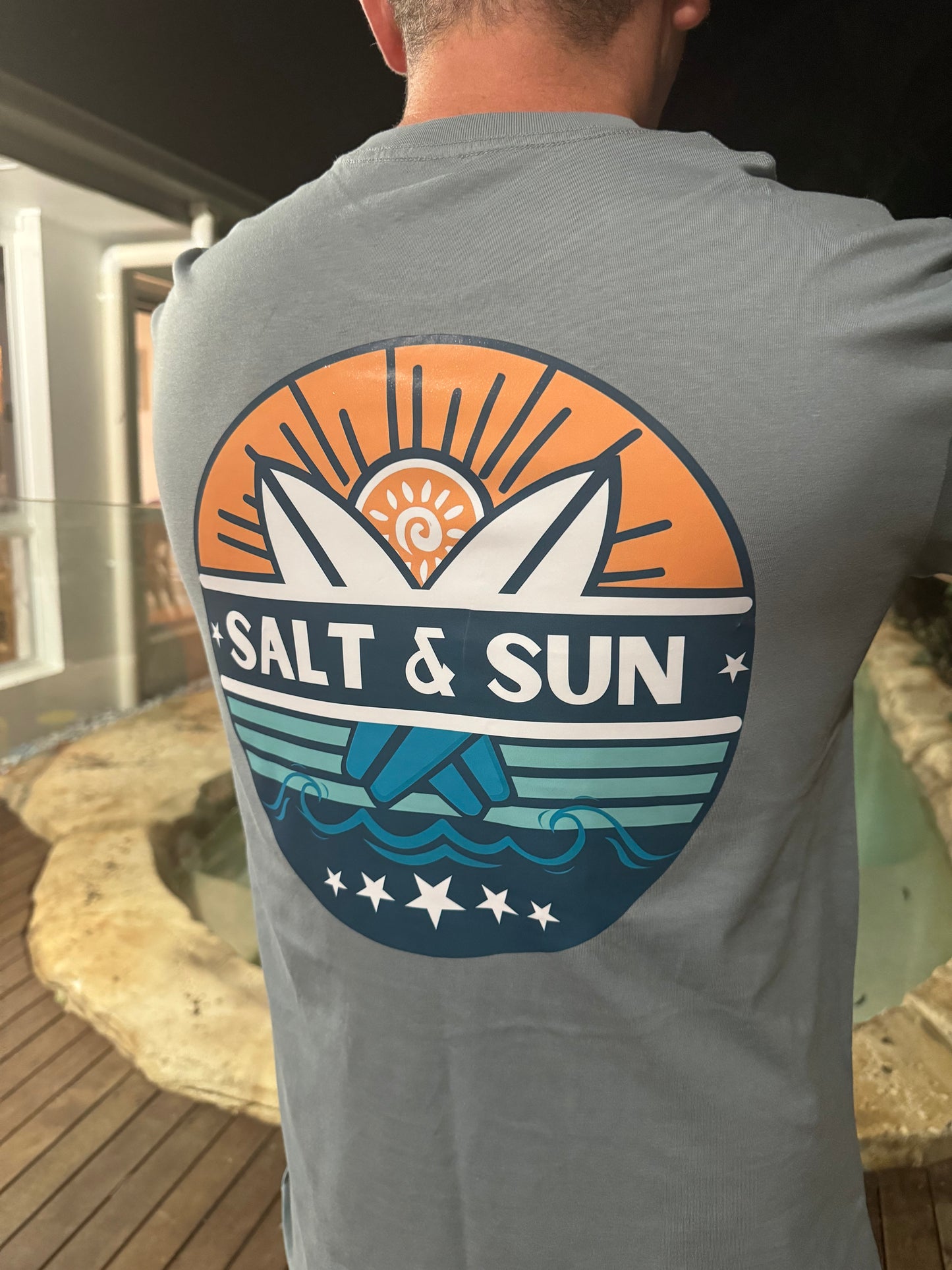 Salt and Sun TL Adult- Surf's Up Tee