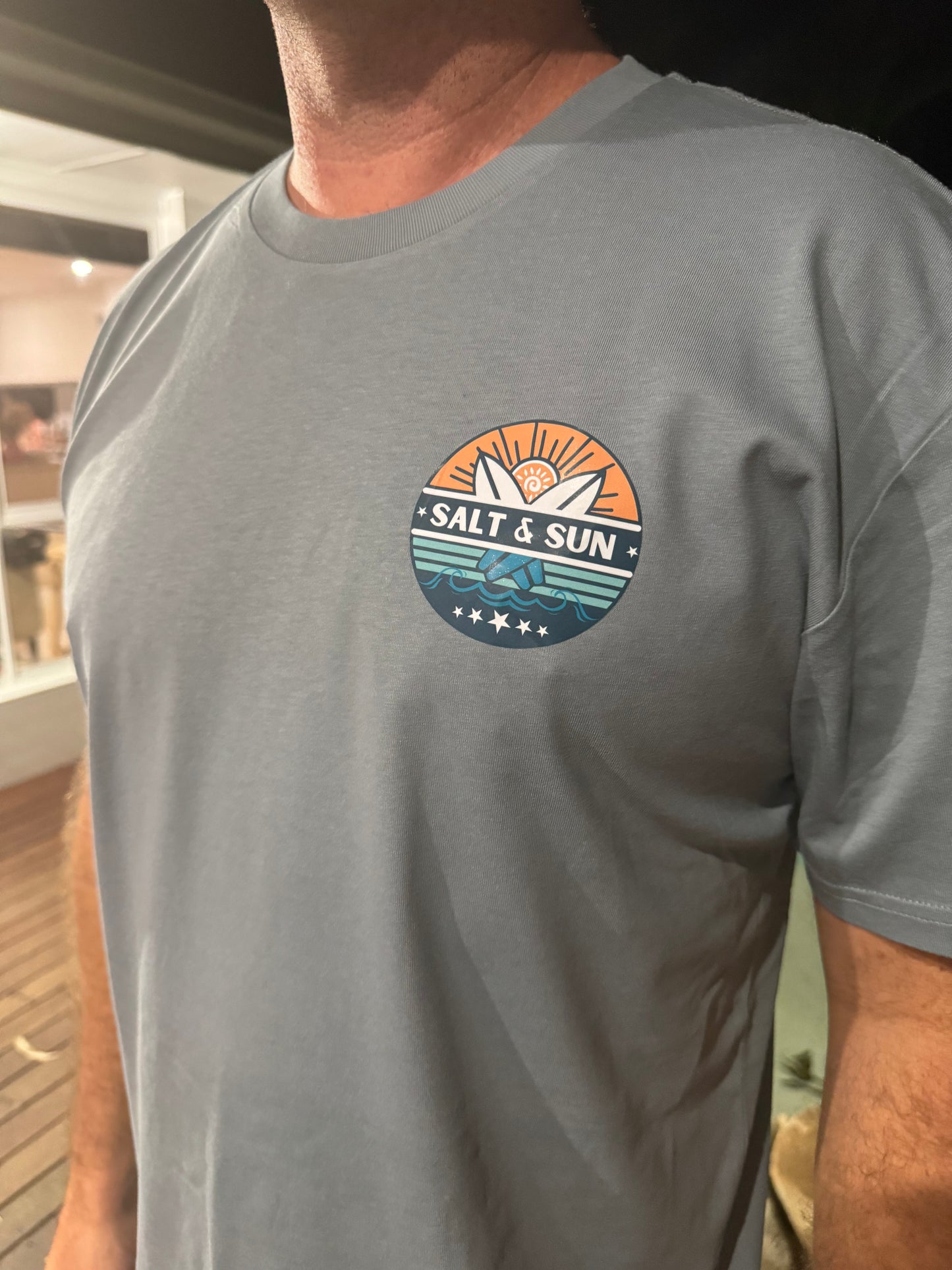 Salt and Sun TL Adult- Surf's Up Tee