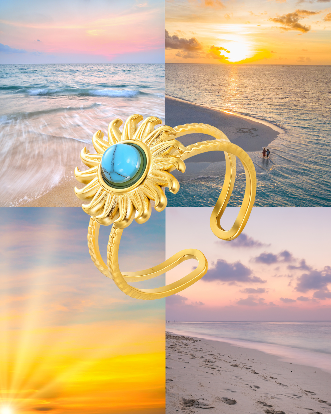 Turquoise Sun Ring