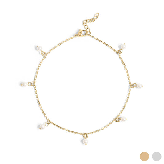 Pearl Charm Anklet