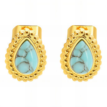 Teardrop Stud Earrings