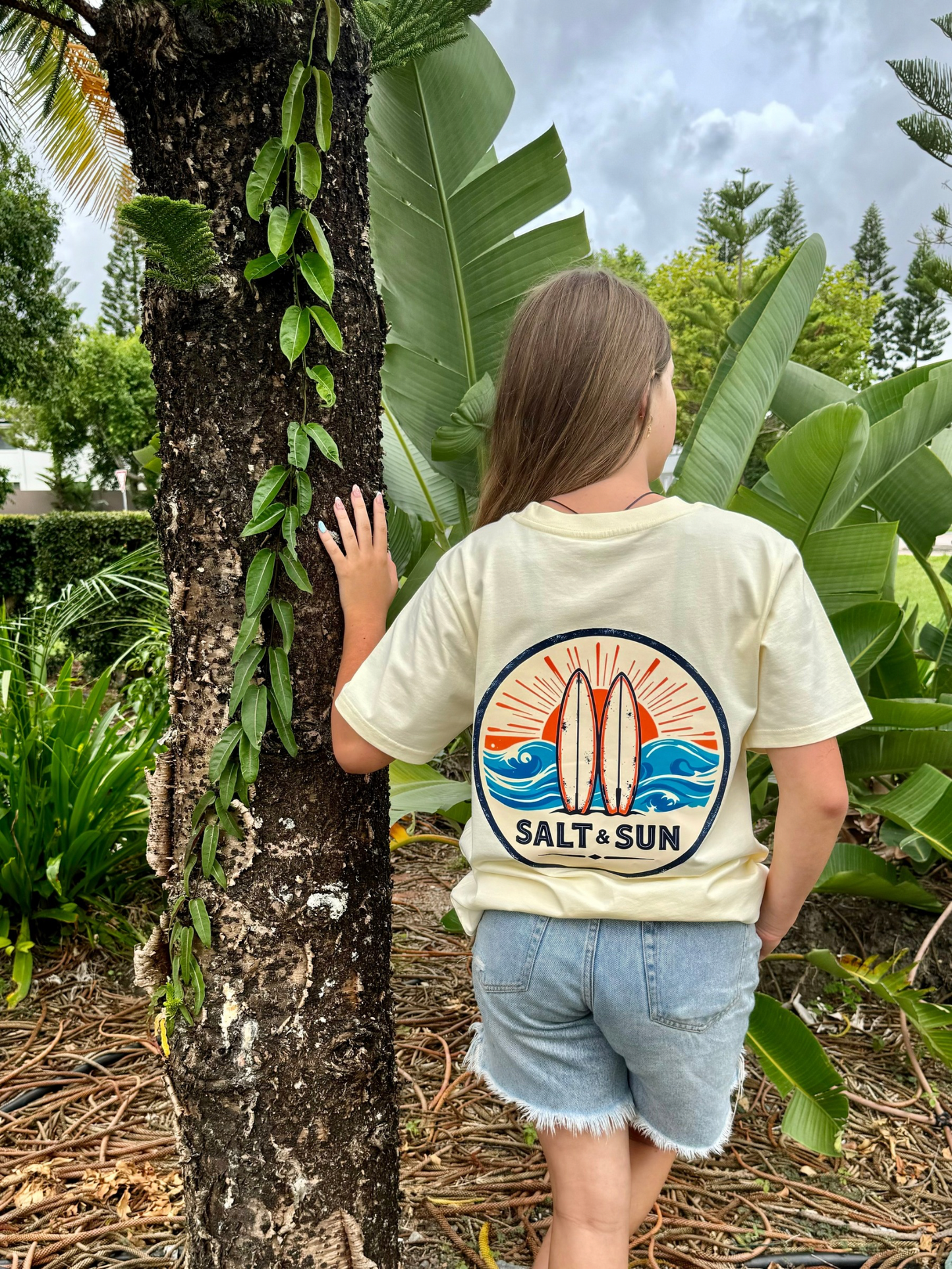 Salt and Sun TL Adult- Board tee