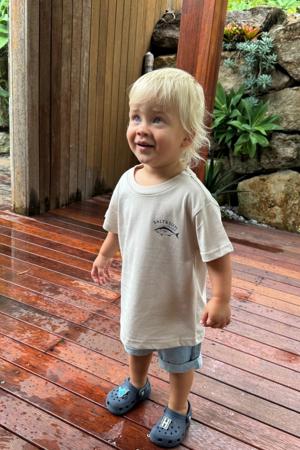 Salt and Sun TL Youth- Fish Tee