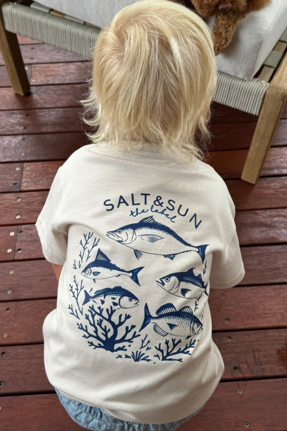 Salt and Sun TL Youth- Fish Tee