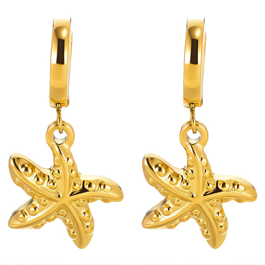 Chunky Starfish Earrings
