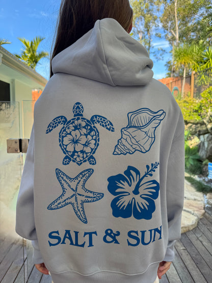 Salt and Sun TL Ladies - Blue Ocean Life Hoodie
