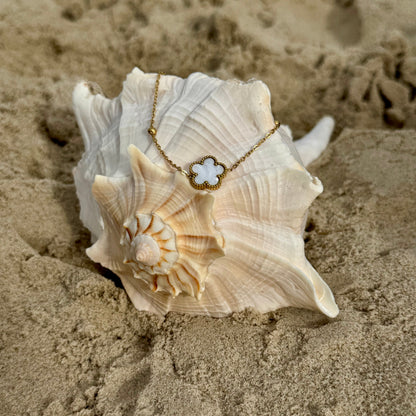 White Flower bracelet