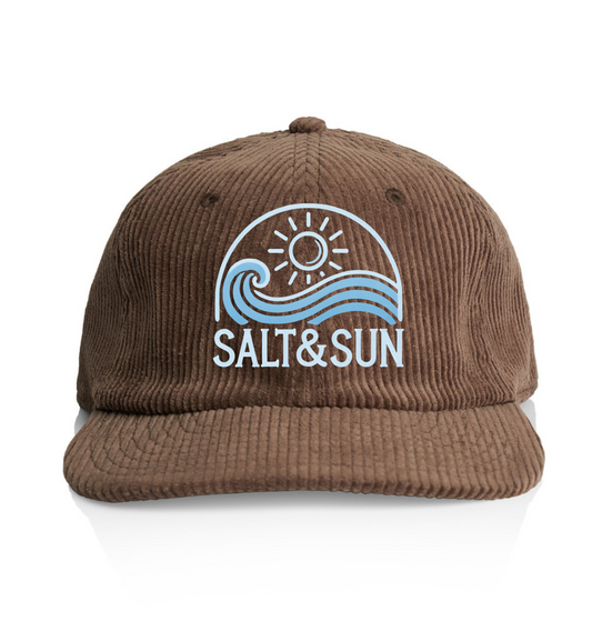 Salt and Sun Logo Cord Flat Brim Cap