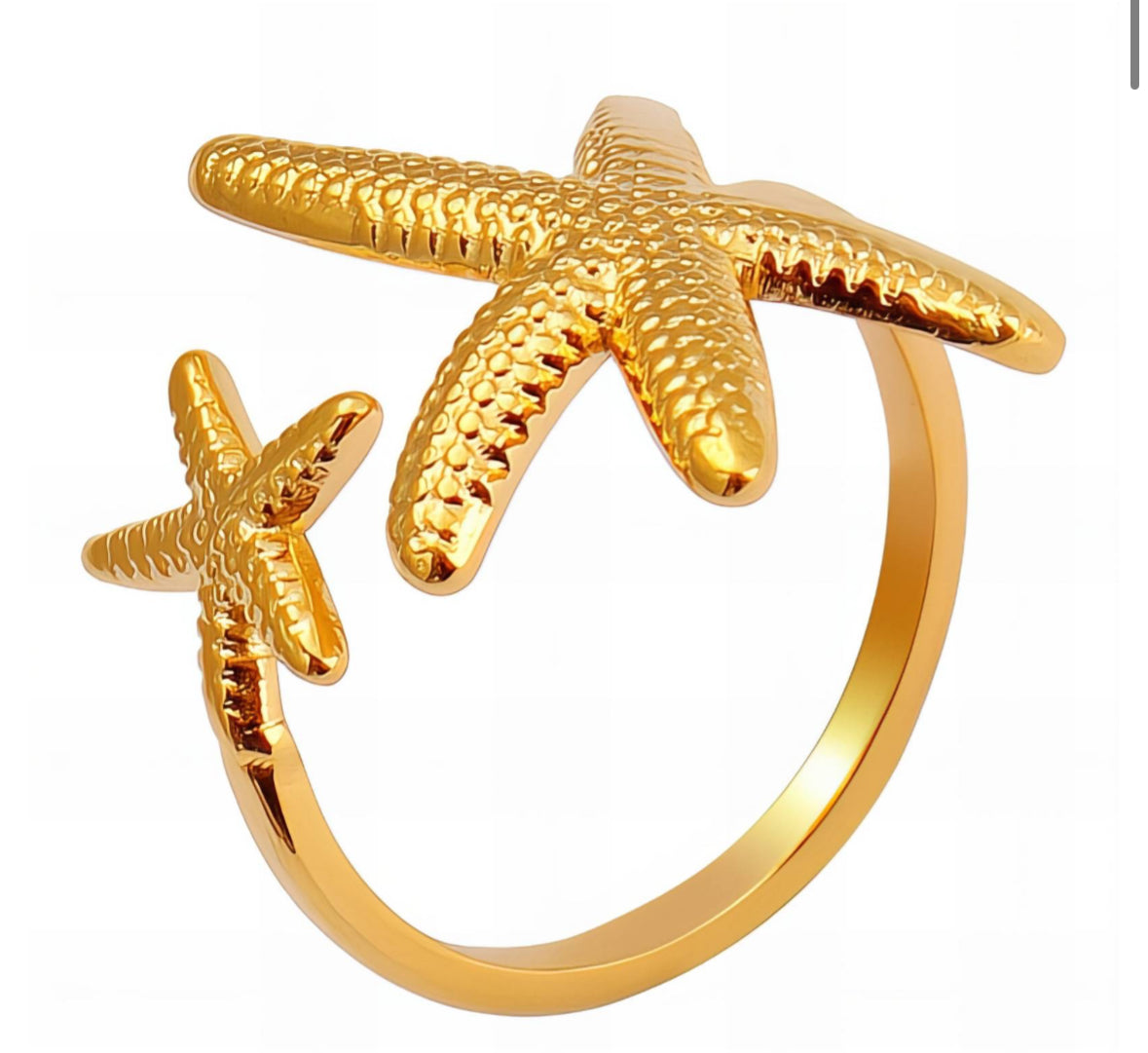 Double Starfish Ring