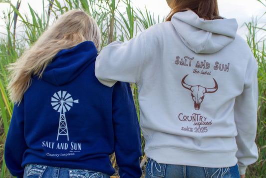 Salt and Sun TL Unisex- Longhorn Skull Hoodie