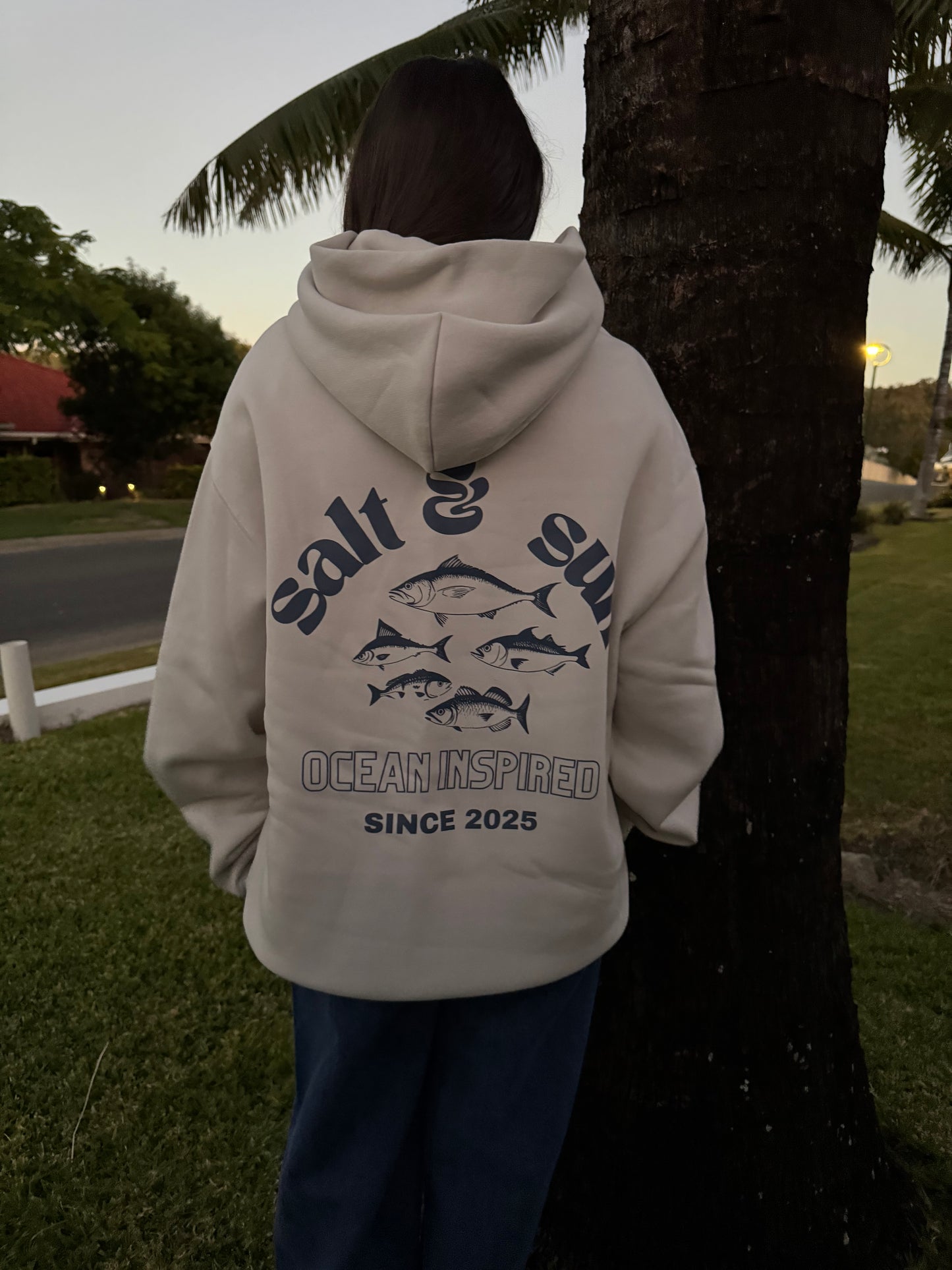 Salt and Sun TL Mens- Fish Hoodie