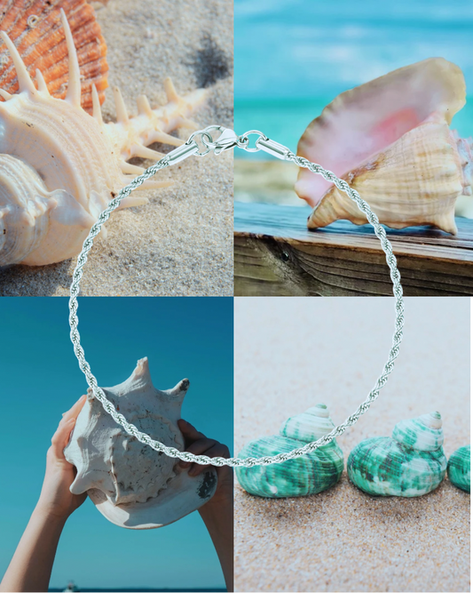 Twisted rope bracelet