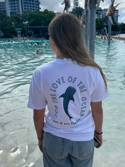 Salt and Sun TL Adult- Whale Shark Tee