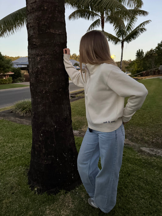 Salt and Sun TL Ladies - Shark Half Zip Jumper