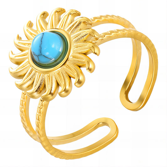Turquoise Sun Ring