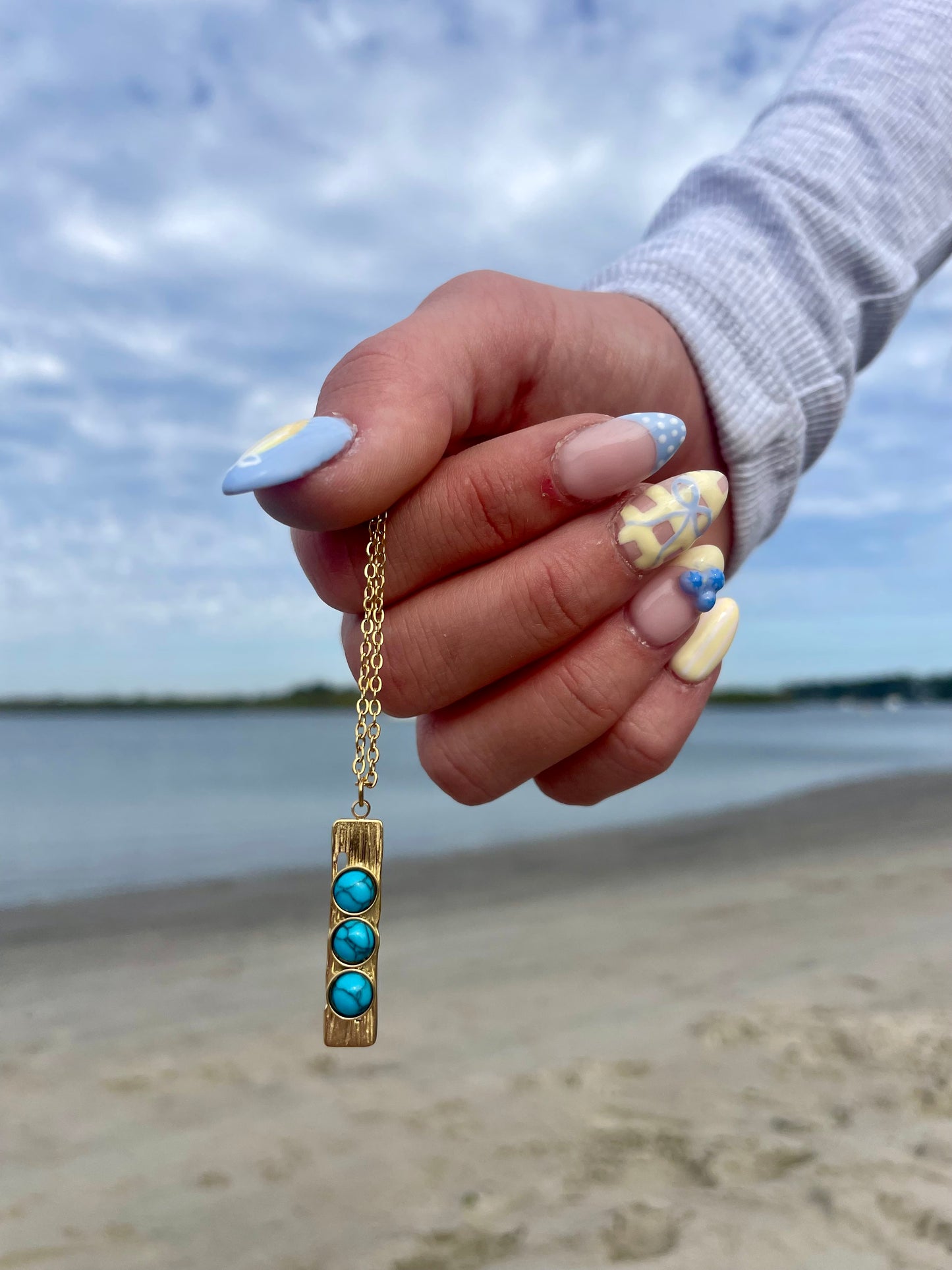 Three Stone Necklace