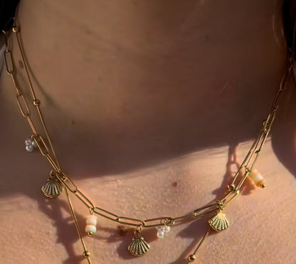 Seashells Charm Necklace