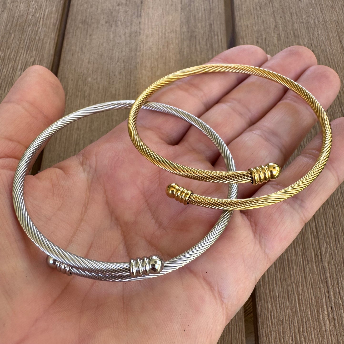 Twisted Rope Bangle