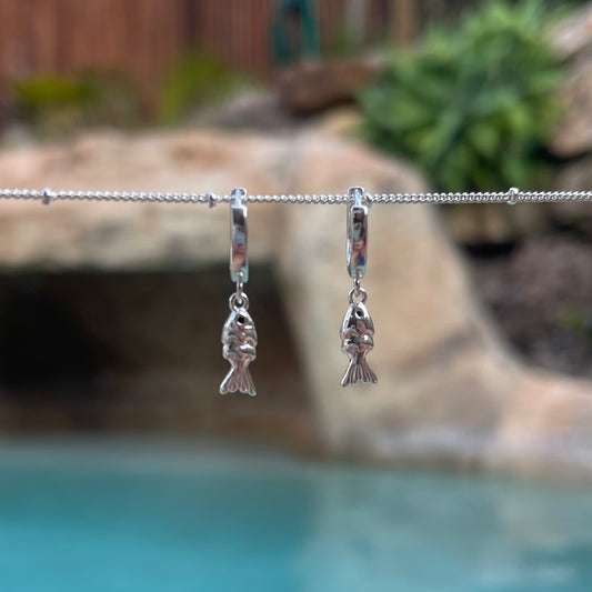 Fish Huggie Earrings