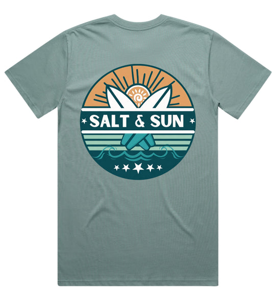 Salt and Sun Adult- Surf's Up Tee