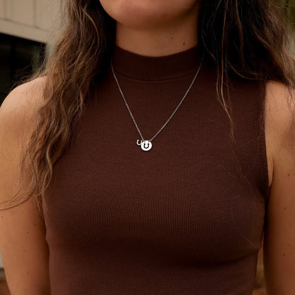 Double Horse Shoe Necklace