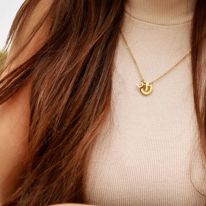 Double Horse Shoe Necklace