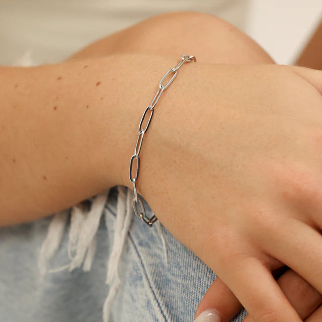 Paperclip Bracelet with Extender