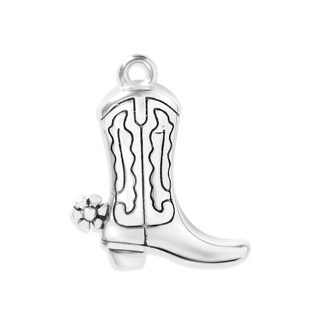 Boot with Spur Necklace
