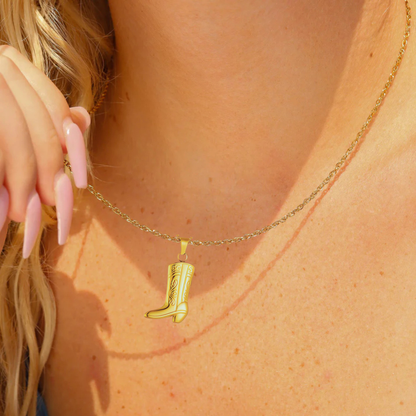 Boot Necklace