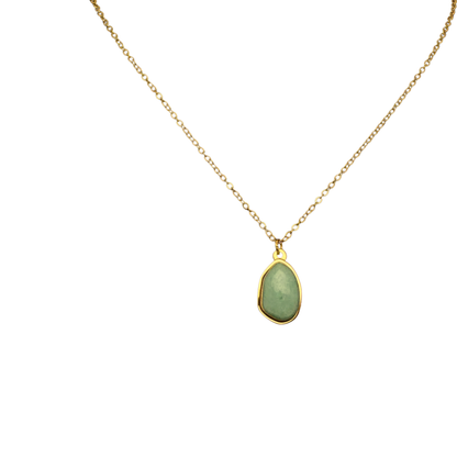Green Aventurine Stone Necklace