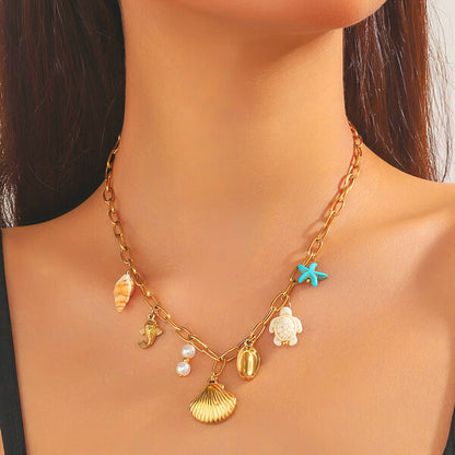 Ocean Charm Necklace