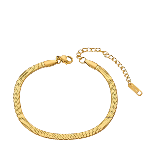 Snake Chain Bracelet with Extender