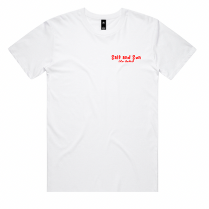 Salt and Sun TL Adult- Orange Hibiscus Tee