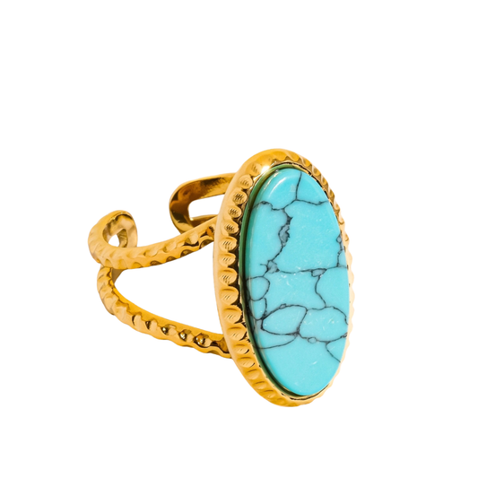 Large Turquoise Stone Ring