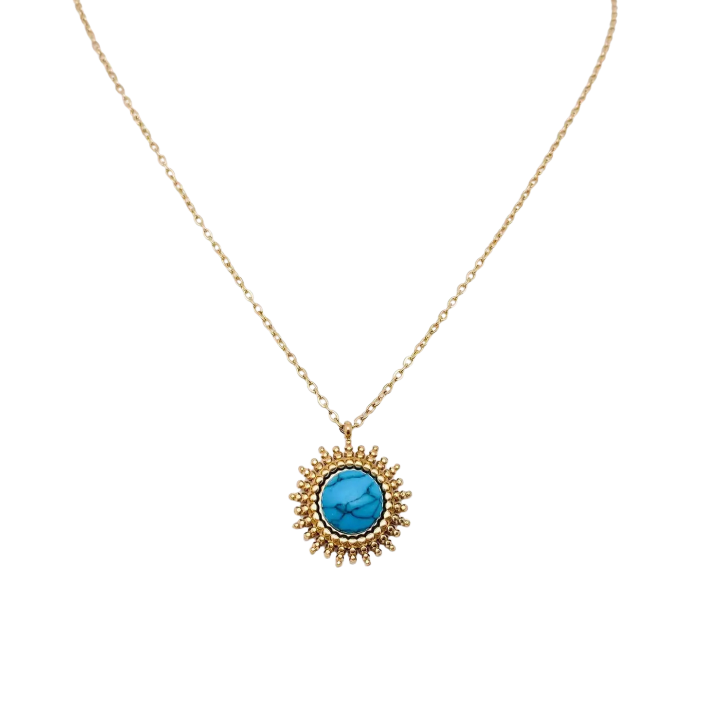 Turquoise Sun Necklace