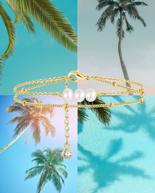 3 Pearl Bracelet Stack